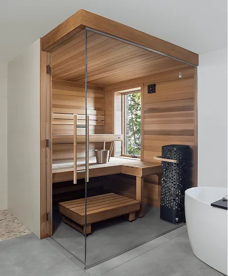 Cedar sauna